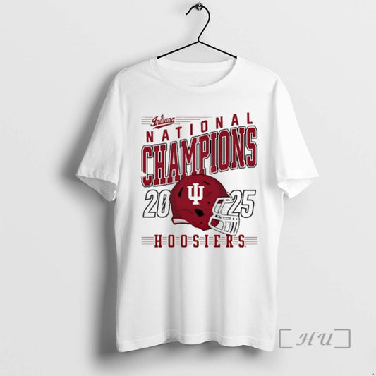 Trending Indiana National Champions 2025 Hoosiers Helmet T-Shirts, Hoodie, Sweatshirt | AU18TeeNovaLab.com