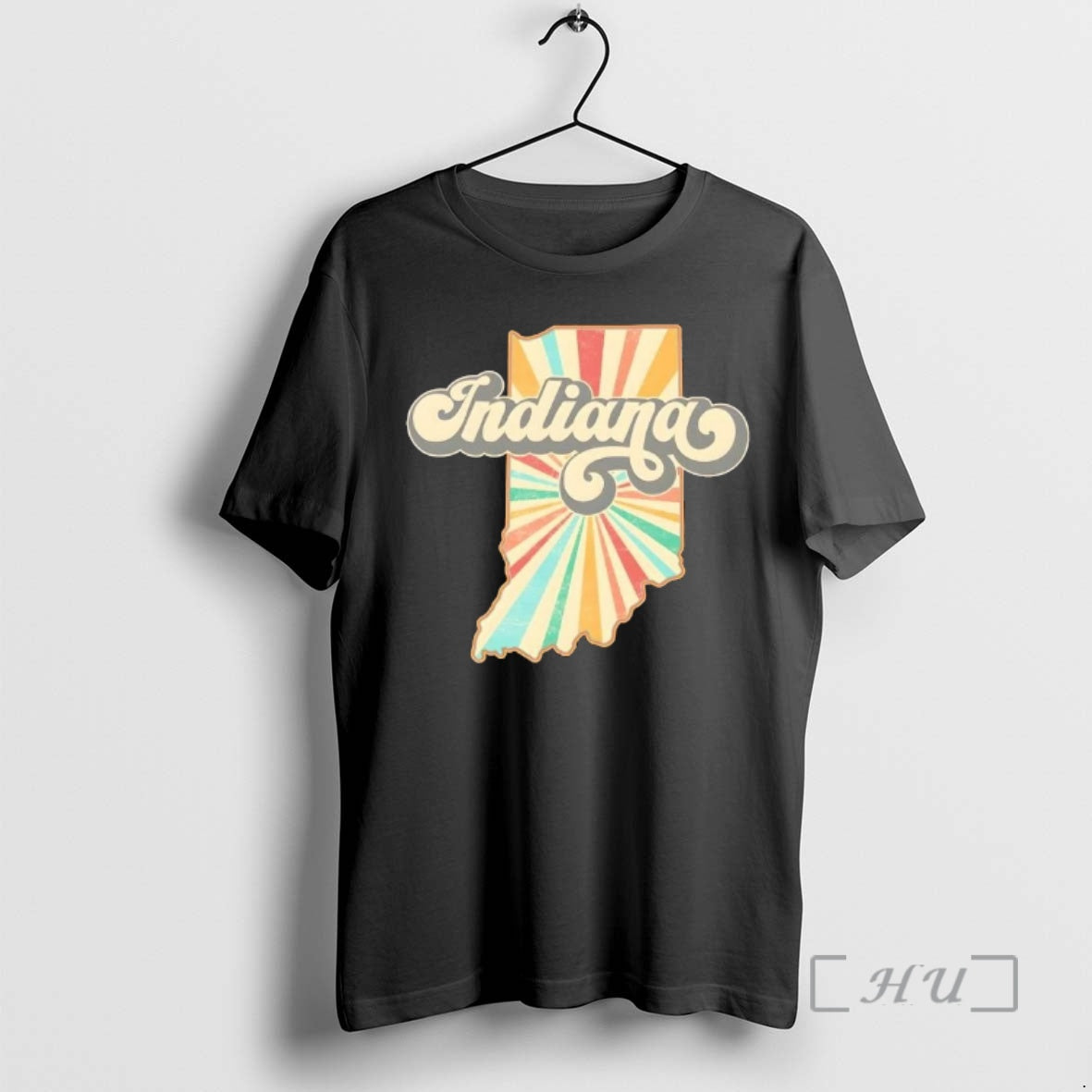 Trending Indiana State Retro Vintage Map T-Shirts, Hoodie, Sweatshirt | AU18TeeNovaLab.com