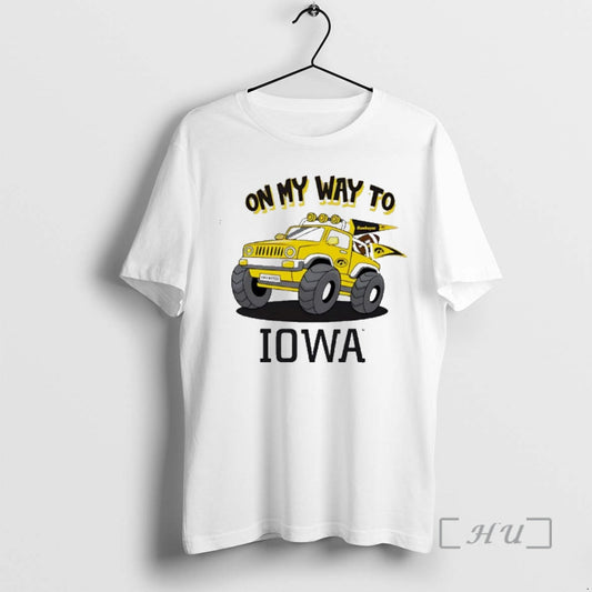 Trending Iowa Hawkeyes On My Way To T-Shirts, Hoodie, Sweatshirt | AU18TeeNovaLab.com