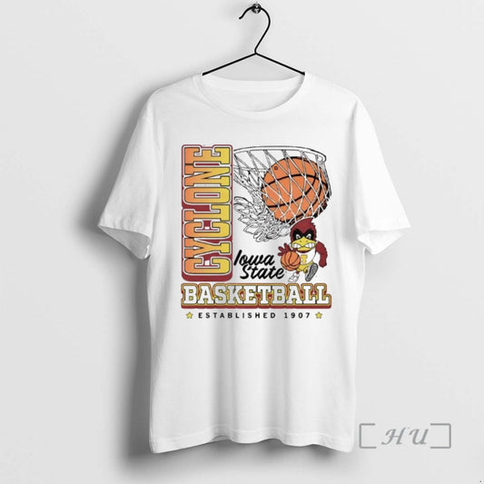 Trending Iowa State Basketball Established 1907 Hilton Coliseum T-Shirts, Hoodie, Sweatshirt | AU18TeeNovaLab.com
