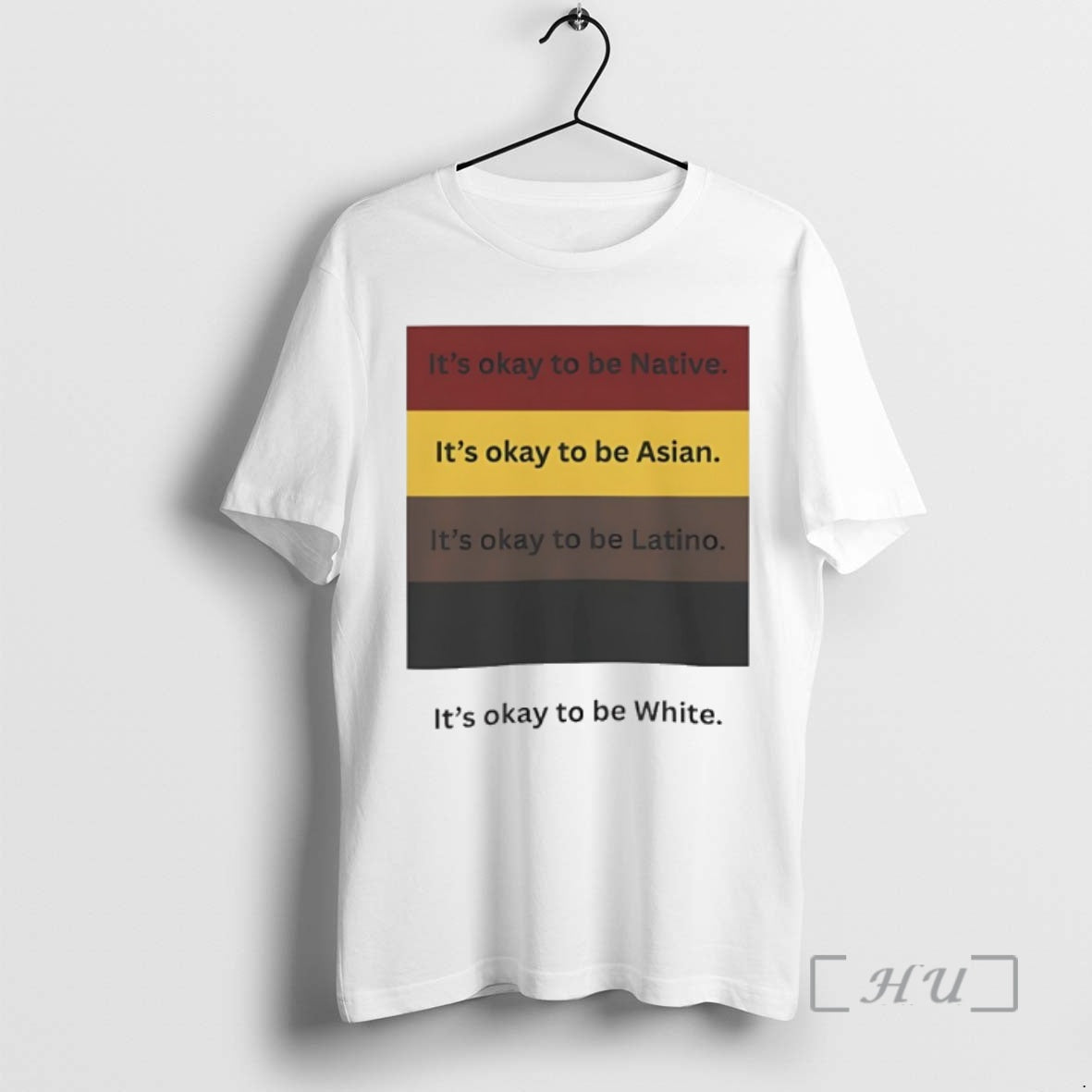 Trending Its Okay To Be Native Asian Latino And White T-Shirts, Hoodie, Sweatshirt | AU18TeeNovaLab.com