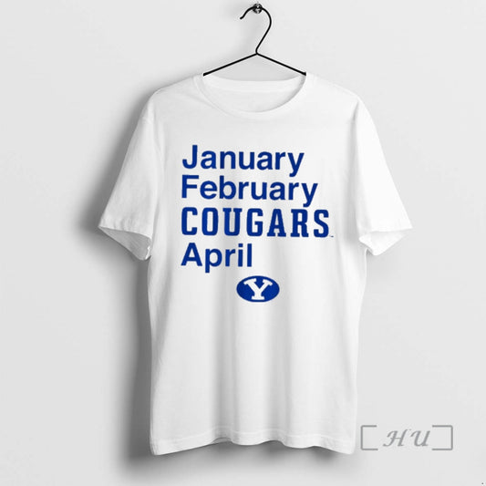 Trending January February Cougars April Byu Basketball T-Shirts, Hoodie, Sweatshirt | AU18TeeNovaLab.com