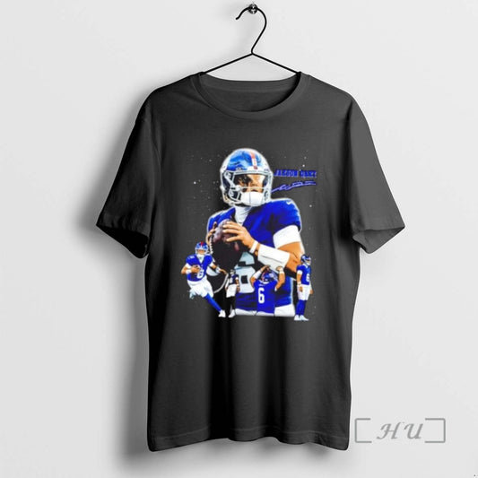 Trending Jaxson Dart Aura New York Giants Football Signature