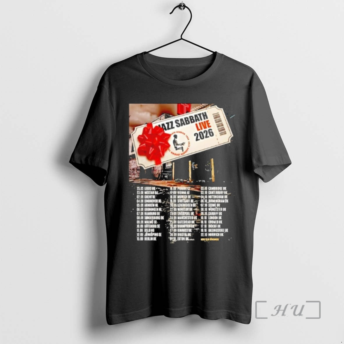 Trending Jazz Sabbath Live 2026 Uk And Europe Schedule Dates T-Shirts, Hoodie, Sweatshirt | AU18TeeNovaLab.com