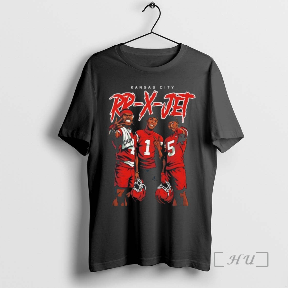 Trending Kansas City Rr X Jet Rashee Rice Xavier Worthy And Hollywood Brown T Shirts