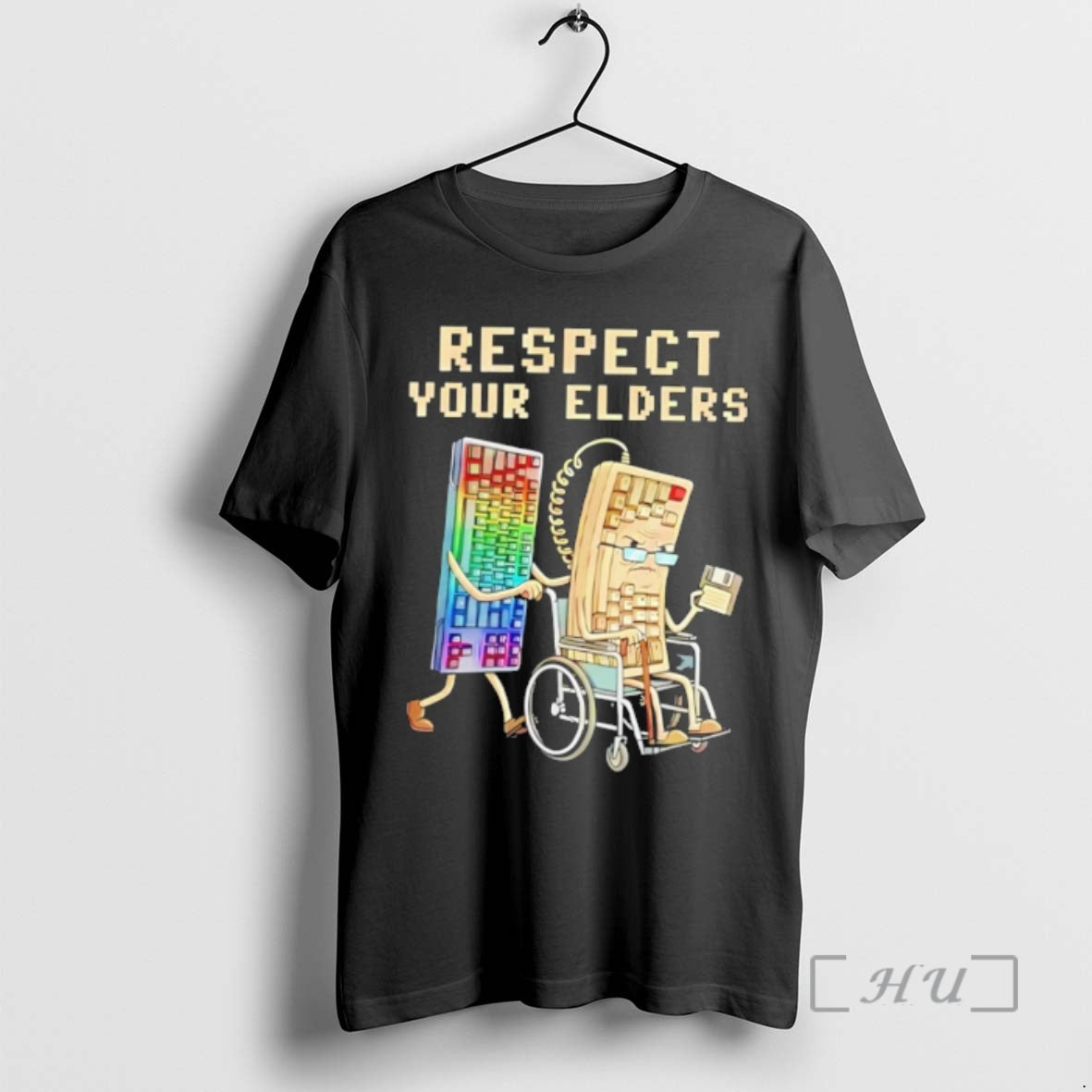 Trending Keyboard Respect Your Elders T-Shirts, Hoodie, Sweatshirt | AU18TeeNovaLab.com
