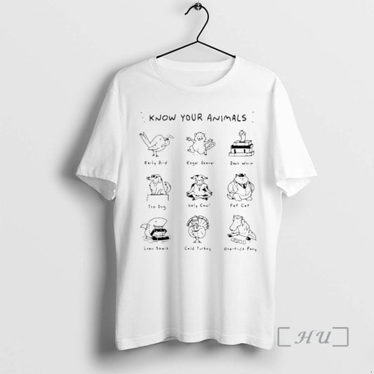 Trending Know Your Animals Early Bird Eager Beaver Bookworm Top Dog Meme Premium T Shirts Hoodie, Sweatshirt