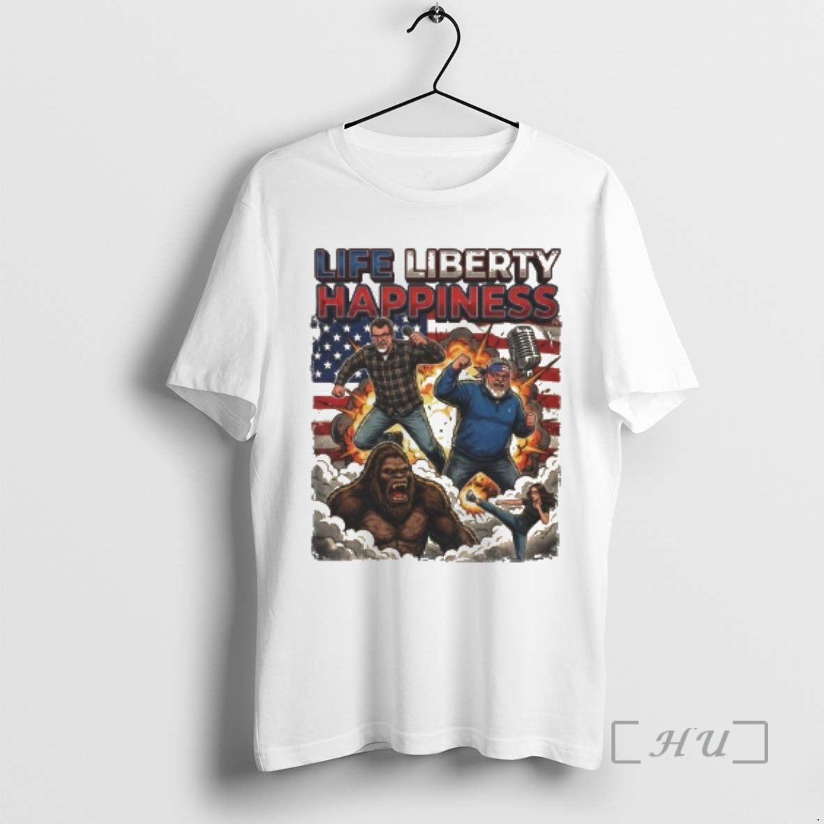 Trending Life Liberty Happiness Action T-Shirts, Hoodie, Sweatshirt | AU18TeeNovaLab.com