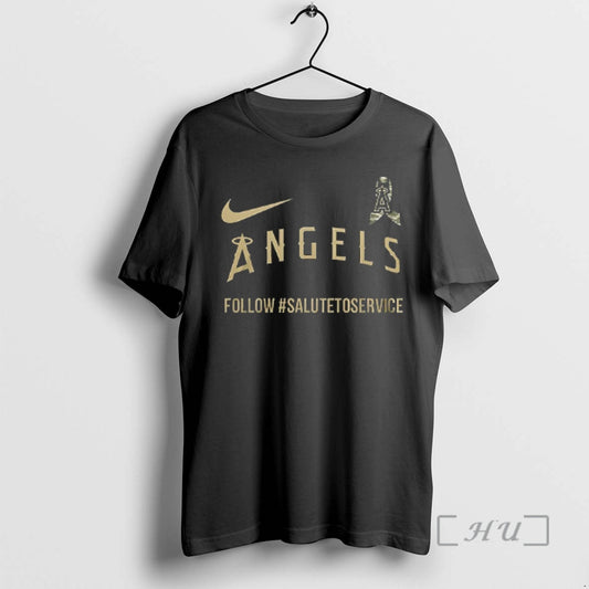 Trending Los Angeles Angels Salute To Service Honor Empower And Connect With Our Military Double T-Shirts, Hoodie, Sweatshirt