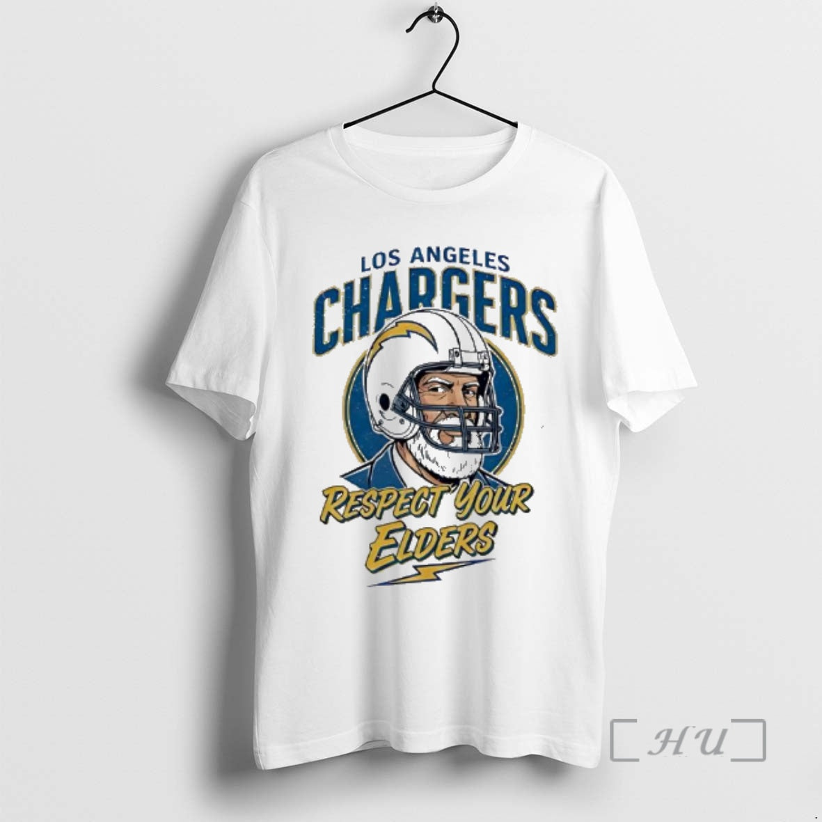 Trending Los Angeles Chargers Respect Your Elders T-Shirts, Hoodie, Sweatshirt | AU18TeeNovaLab.com