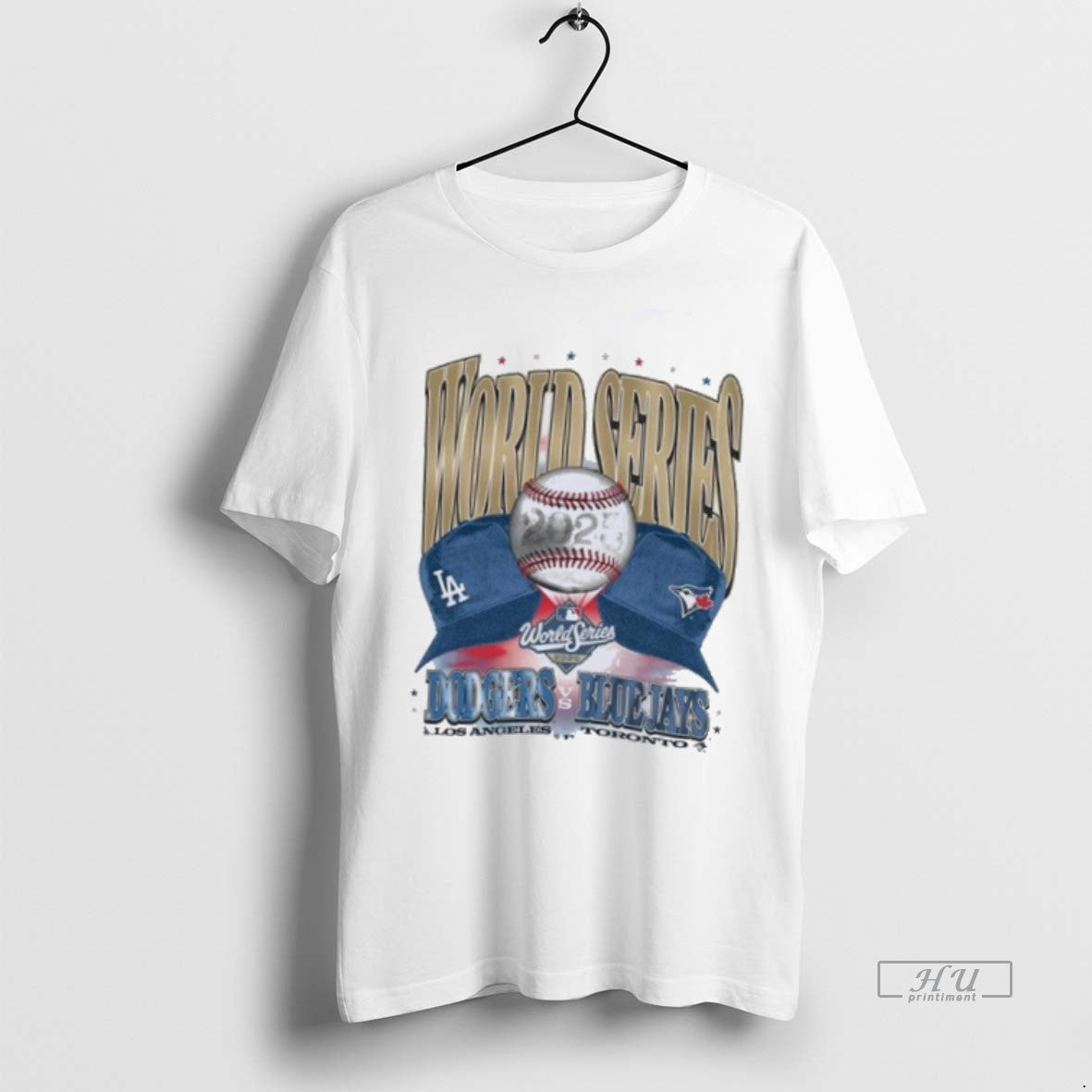 Trending Los Angeles Dodgers Vs Toronto Blue Jays Ws Participant Dueling Caps Graphic