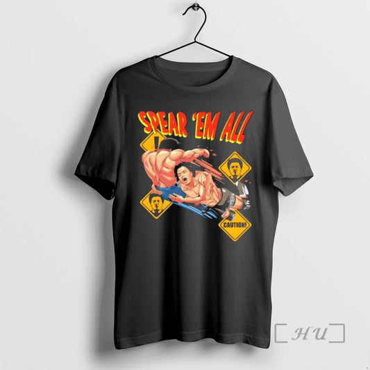 Trending Luther Stone Luther Stone Spear Em All T-Shirts, Hoodie, Sweatshirt | AU18TeeNovaLab.com
