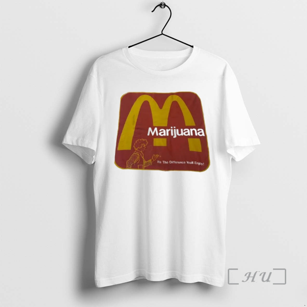 Trending Marijuana Its The Difference Youll Enjoy Mcdonalds Logo T-Shirts, Hoodie, Sweatshirt | AU18TeeNovaLab.com