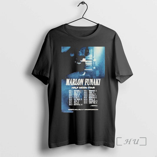Trending Marlon Funaki Half Moon Tour 2026 T-Shirts, Hoodie, Sweatshirt | AU18TeeNovaLab.com