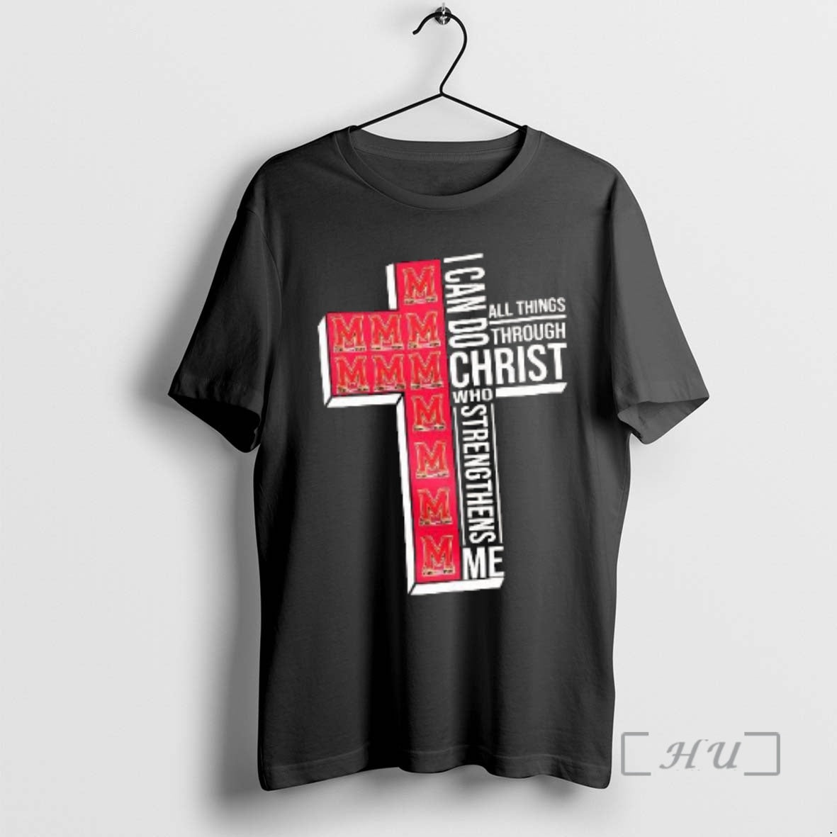 Trending Maryland Terrapins Ncaa I Can Do All Things Through Christ Who Strengthens Me Christian T-Shirts, Hoodie, Sweatshirt