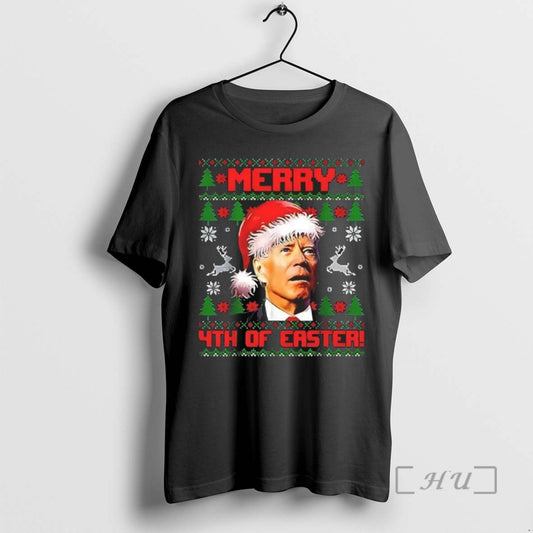 Trending Merry 4th Of Easter Joe Biden Christmas Ugly 2025