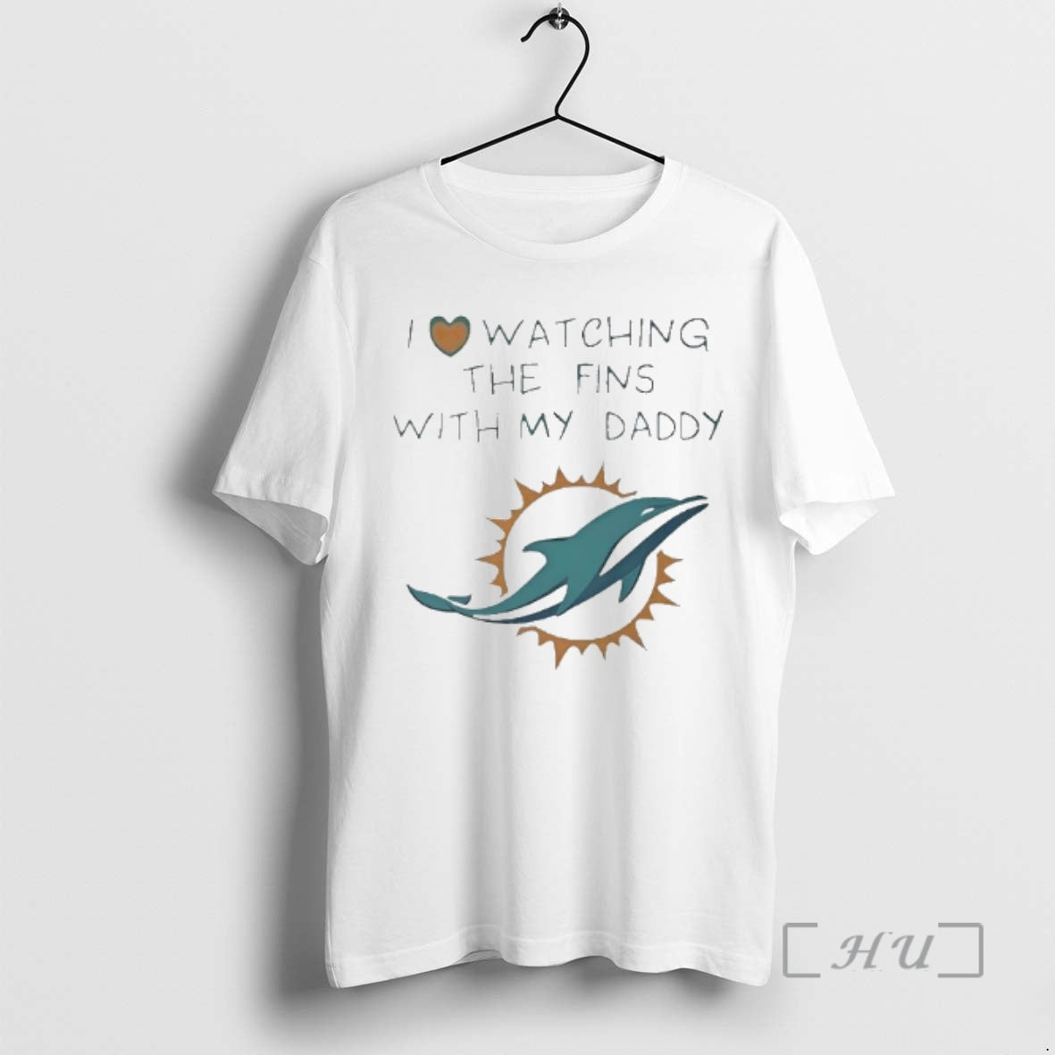 Trending Miami Dolphins Love I Watching Fins With Daddy Baby T-Shirts, Hoodie, Sweatshirt | AU18TeeNovaLab.com