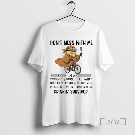 Trending Minion Dont Mess With Me Im A Wooden Spoon Lead Paint No Car Seat T-Shirts, Hoodie, Sweatshirt | AU18TeeNovaLab.com