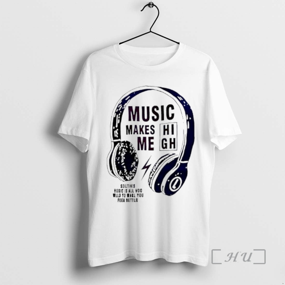 Trending Music Makes Me High Slogan Graphic T-Shirts, Hoodie, Sweatshirt | AU18TeeNovaLab.com
