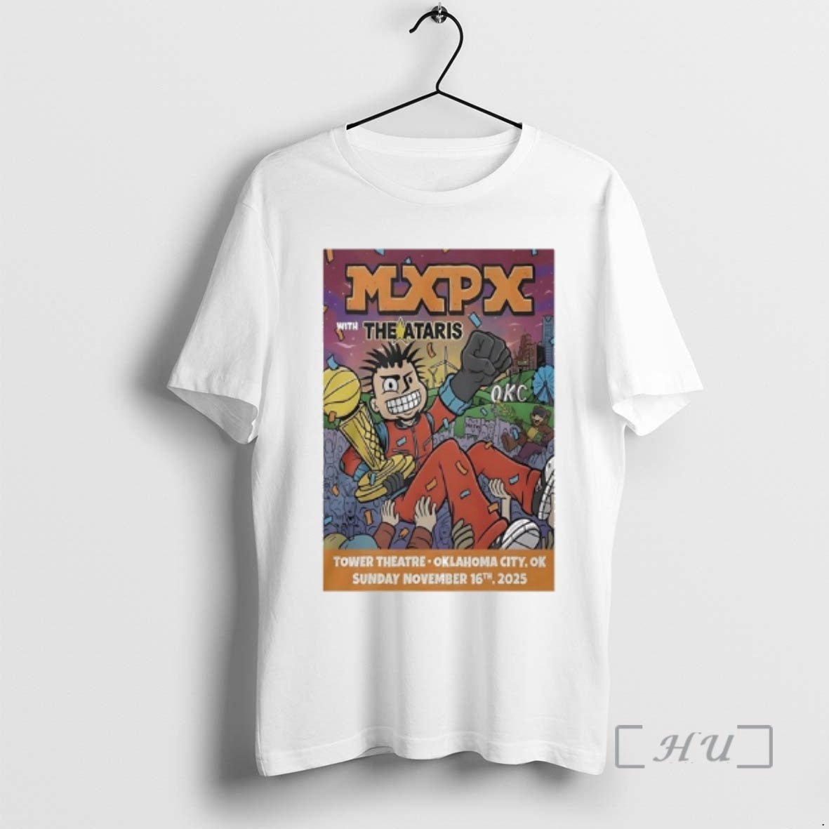 Trending Mxpx With The Ataris Oklahoma City Ok November 16 2025 Premium T Shirts Sweater Hoodie, Sweatshirt