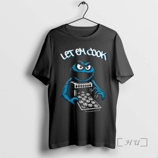 Trending Myron Gaines Wearing Let Em Cook Circle Black T-Shirts, Hoodie, Sweatshirt | AU18TeeNovaLab.com