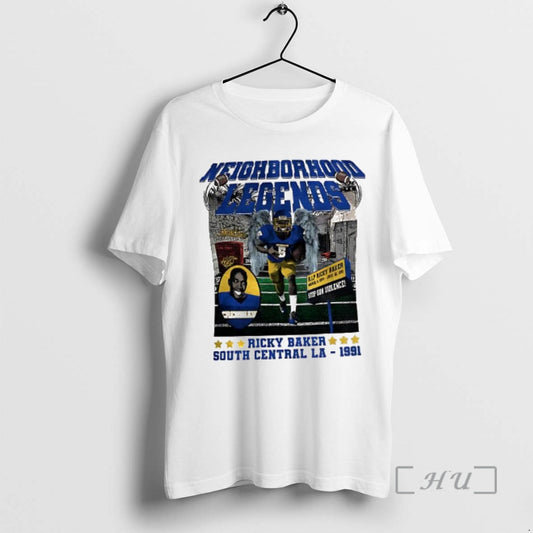 Trending Neighborhood Legends Ricky Baker South Central La 1991 Retro T-Shirts, Hoodie, Sweatshirt | AU18TeeNovaLab.com