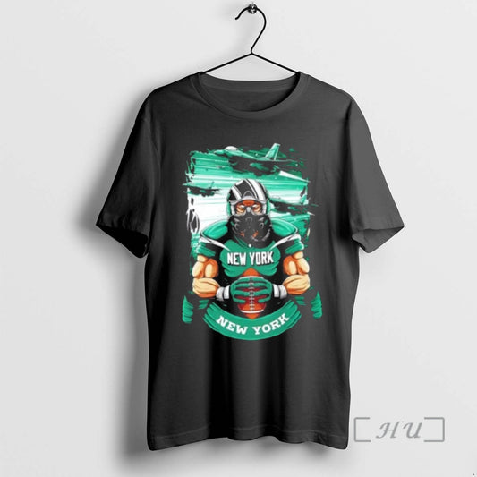 Trending New York Jets Football Mascot Hug The Ball T-Shirts, Hoodie, Sweatshirt | AU18TeeNovaLab.com