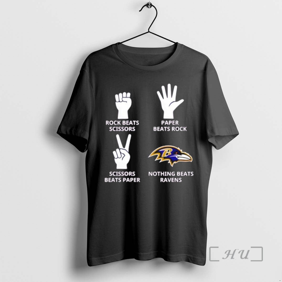 Trending Nothing Beats Baltimore Ravens Rock Beats Scissors Paper Beats Rock