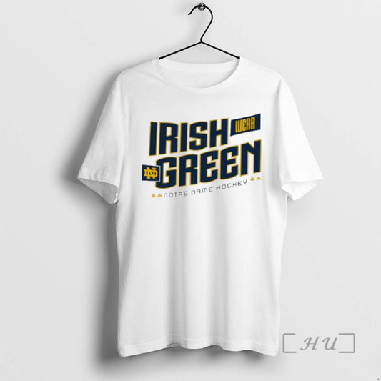 Trending Notre Dame Fighting Irish Wear Green T-Shirts, Hoodie, Sweatshirt | AU18TeeNovaLab.com