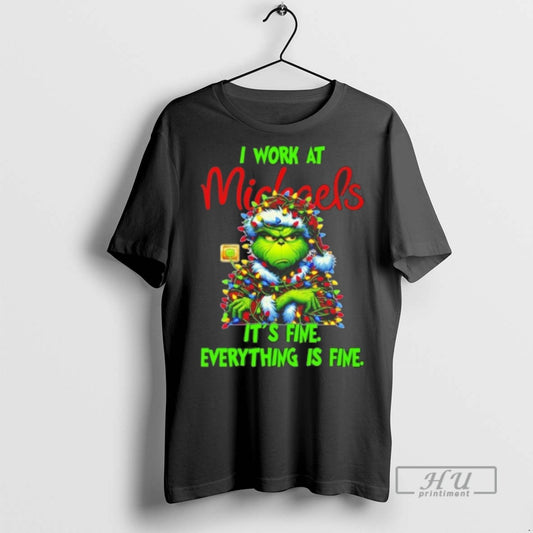 Trending Officials Grinch Santa I Work At Michaels Its Fine Everything Is Fine Christmas Lights