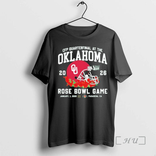 Trending Oklahoma Rose Bowl 2026 Cfp Quarterfinal At The T-Shirts, Hoodie, Sweatshirt | AU18TeeNovaLab.com