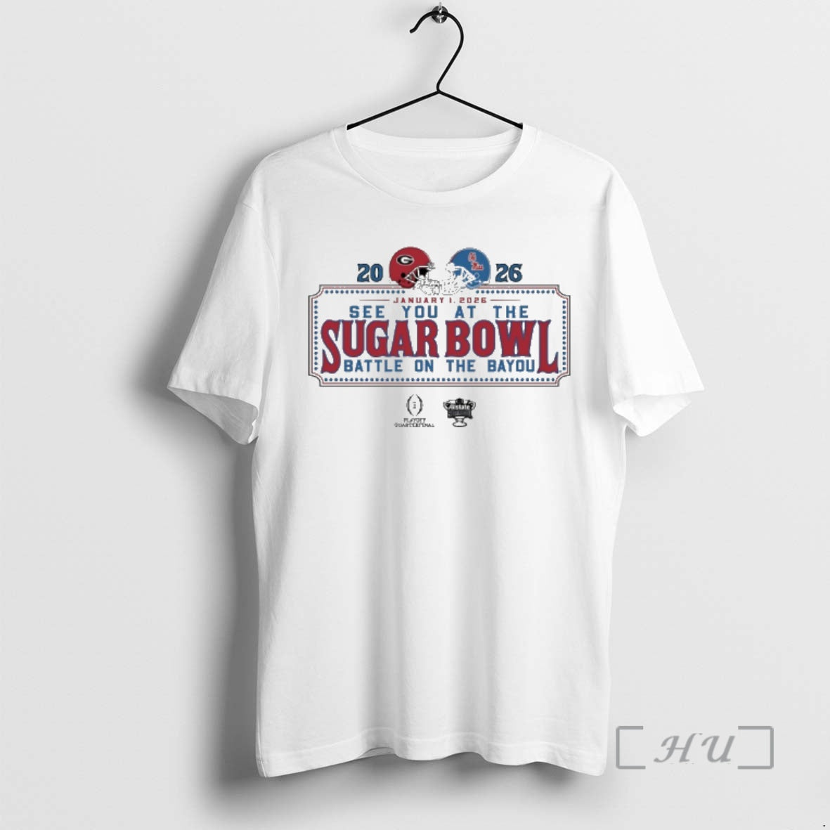 Trending Ole Miss Vs Georgia See You At The Sugar Bowl Battle On The Bayou T-Shirts, Hoodie, Sweatshirt | AU18TeeNovaLab.com