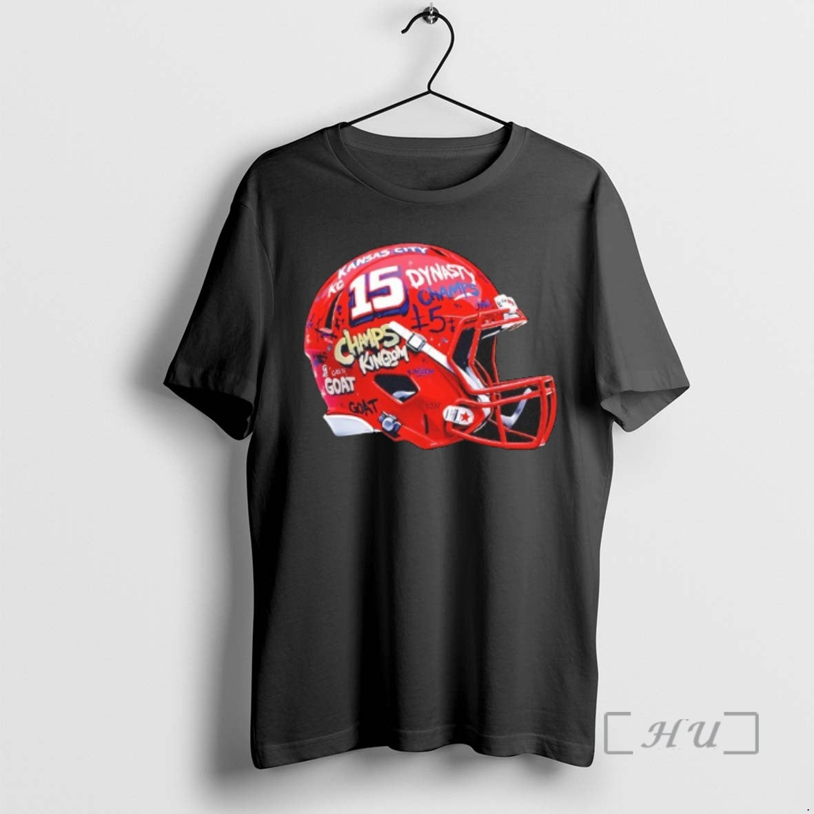 Trending Patrick Mahomes 15 Champs Kingdon Graffiti Helmet