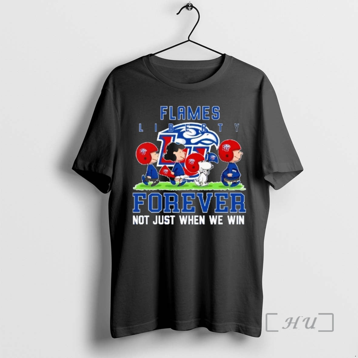 Trending Peanuts Liberty Flames Forever Not Just When We Win T-Shirts, Hoodie, Sweatshirt | AU18TeeNovaLab.com