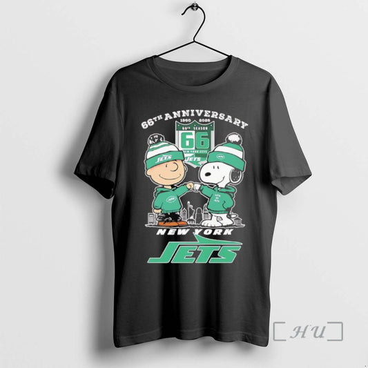 Trending Peanuts X New York Jets 1960 2025 66th Anniversary T-Shirts, Hoodie, Sweatshirt | AU18TeeNovaLab.com