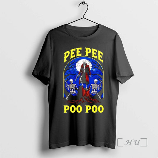 Trending Pee Pee Poo Poo Skeleton Graphic