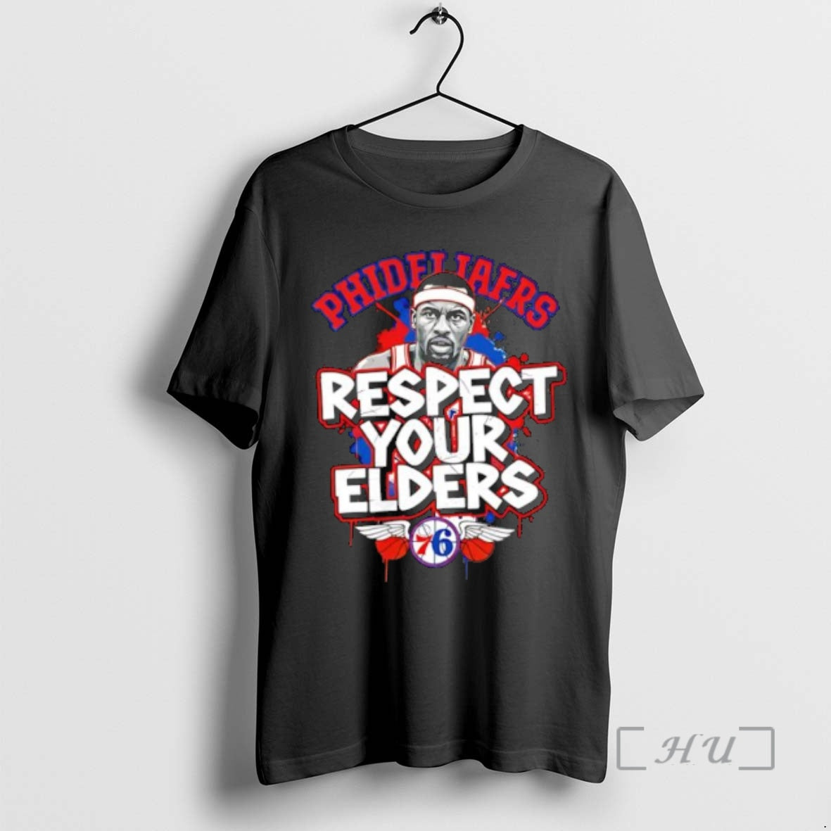 Trending Philadelphia 76ers Respect Your Elders T-Shirts, Hoodie, Sweatshirt | AU18TeeNovaLab.com