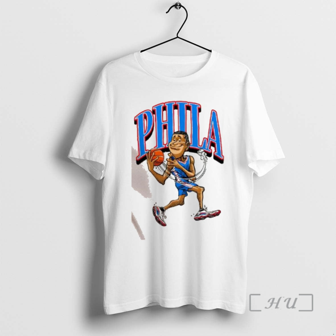 Trending Philadelphia 76ers Basketball Player Caricature T-Shirts, Hoodie, Sweatshirt | AU18TeeNovaLab.com