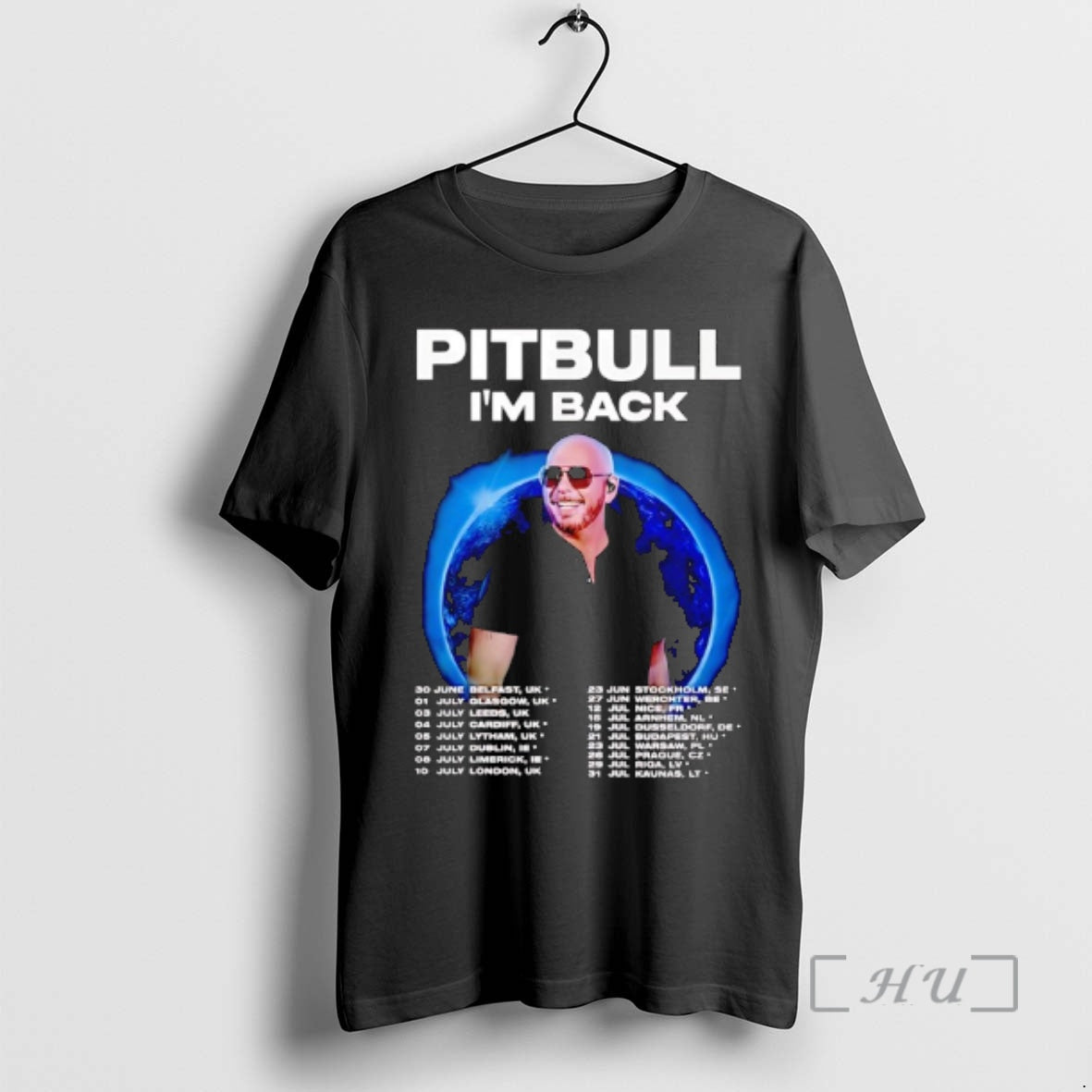Trending Pitbull Im Back Fan Tour 2025 Concert Dates Inspired T-Shirts, Hoodie, Sweatshirt | AU18TeeNovaLab.com