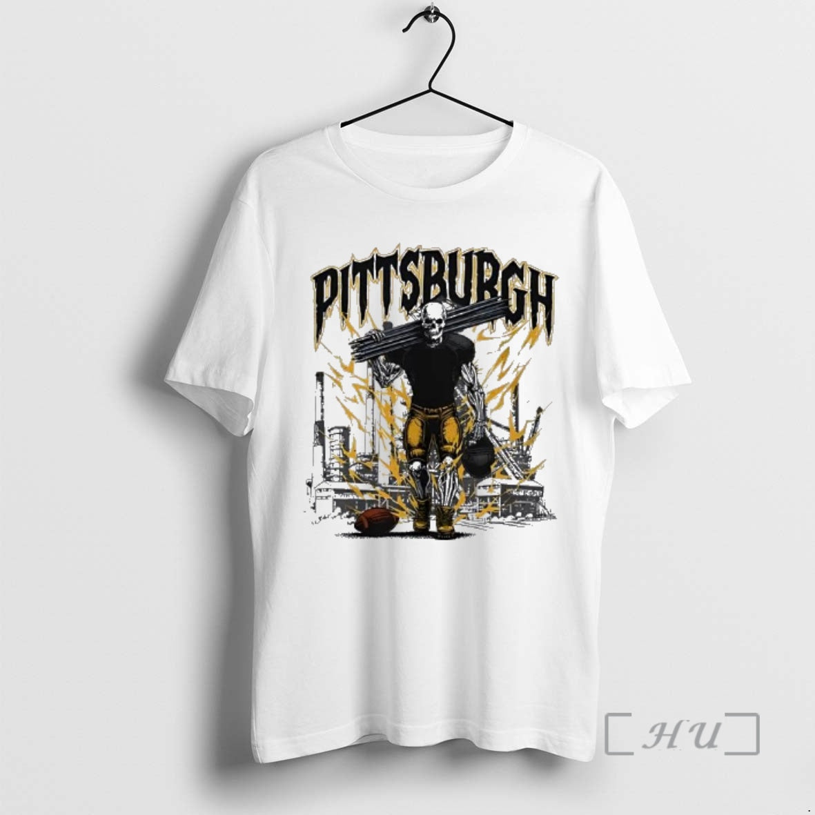 Trending Pittsburgh Football Skeleton Bootleg Skyline T-Shirts, Hoodie, Sweatshirt | AU18TeeNovaLab.com