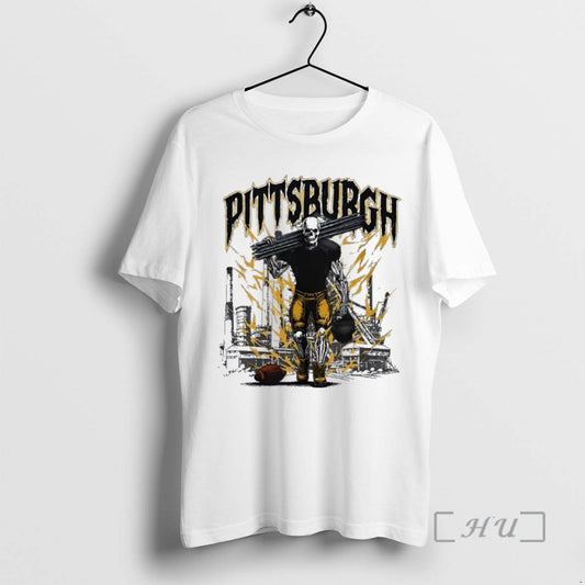 Trending Pittsburgh Football Skeleton Bootleg Skyline T-Shirts, Hoodie, Sweatshirt | AU18TeeNovaLab.com