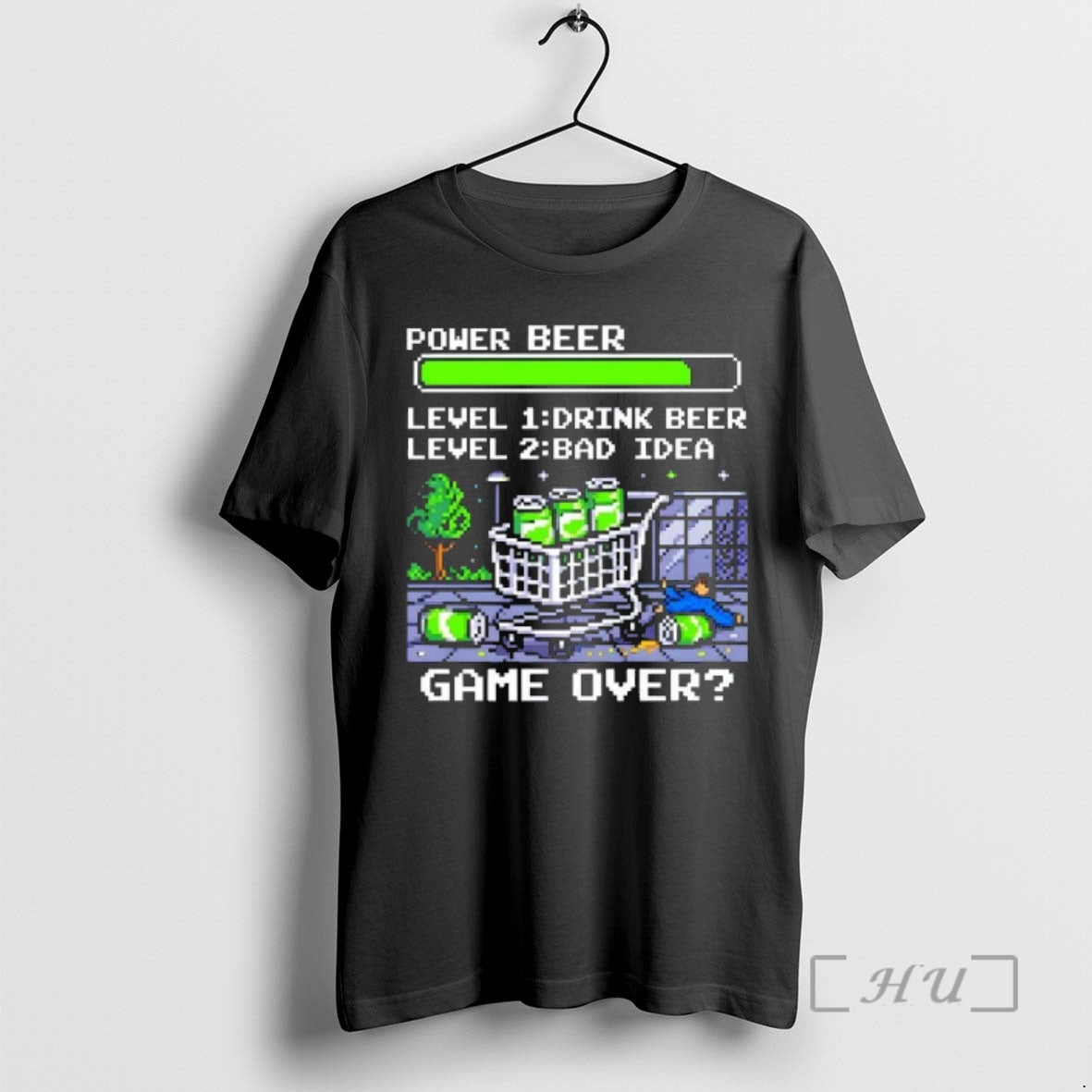 Trending Power Beer Level 1 Drink Beer Level 2 Bad Idea Gamer Over Premium T-Shirts, Hoodie, Sweatshirt | AU18TeeNovaLab.com