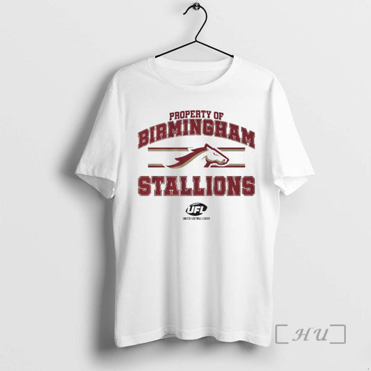 Trending Property Of Birmingham Stallions 2025 Ufl T-Shirts, Hoodie, Sweatshirt | AU18TeeNovaLab.com
