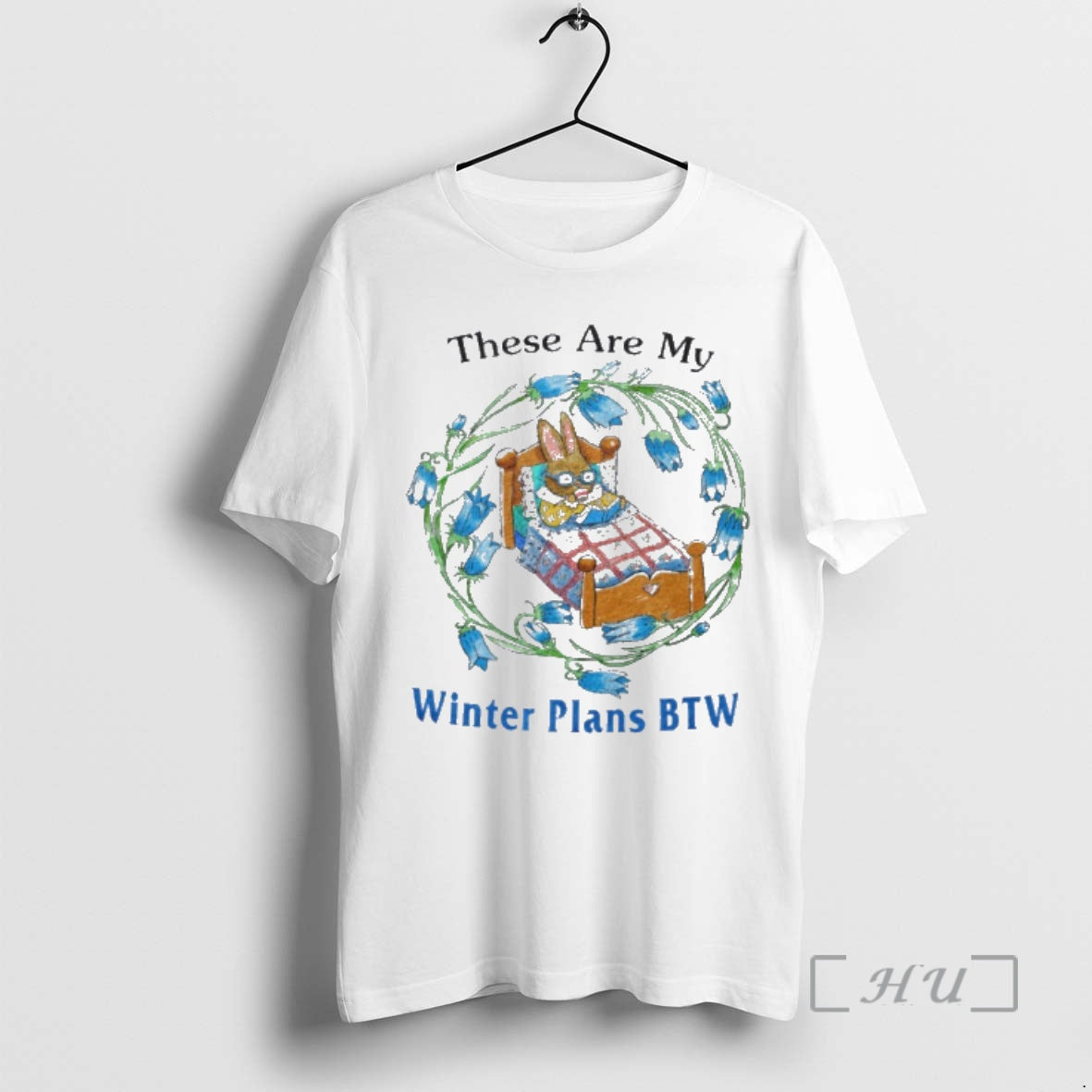 Trending Rabbit These Are My Winter Plans Btw T-Shirts, Hoodie, Sweatshirt | AU18TeeNovaLab.com