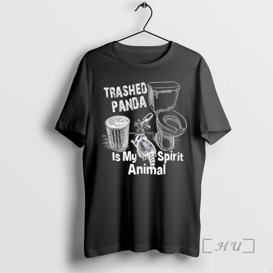 Trending Racoon Drunk Trashed Panda Is My Spirit Animal Meme T-Shirts, Hoodie, Sweatshirt | AU18TeeNovaLab.com