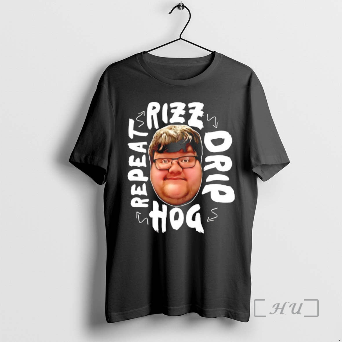 Trending Rizz Drop Hog Repeat Hogdale Big Head T-Shirts, Hoodie, Sweatshirt | AU18TeeNovaLab.com