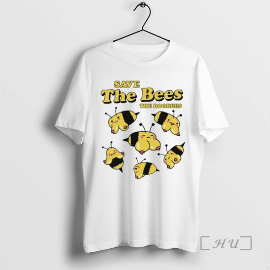 Trending Save The Bees Boobees T-Shirts, Hoodie, Sweatshirt | AU18TeeNovaLab.com