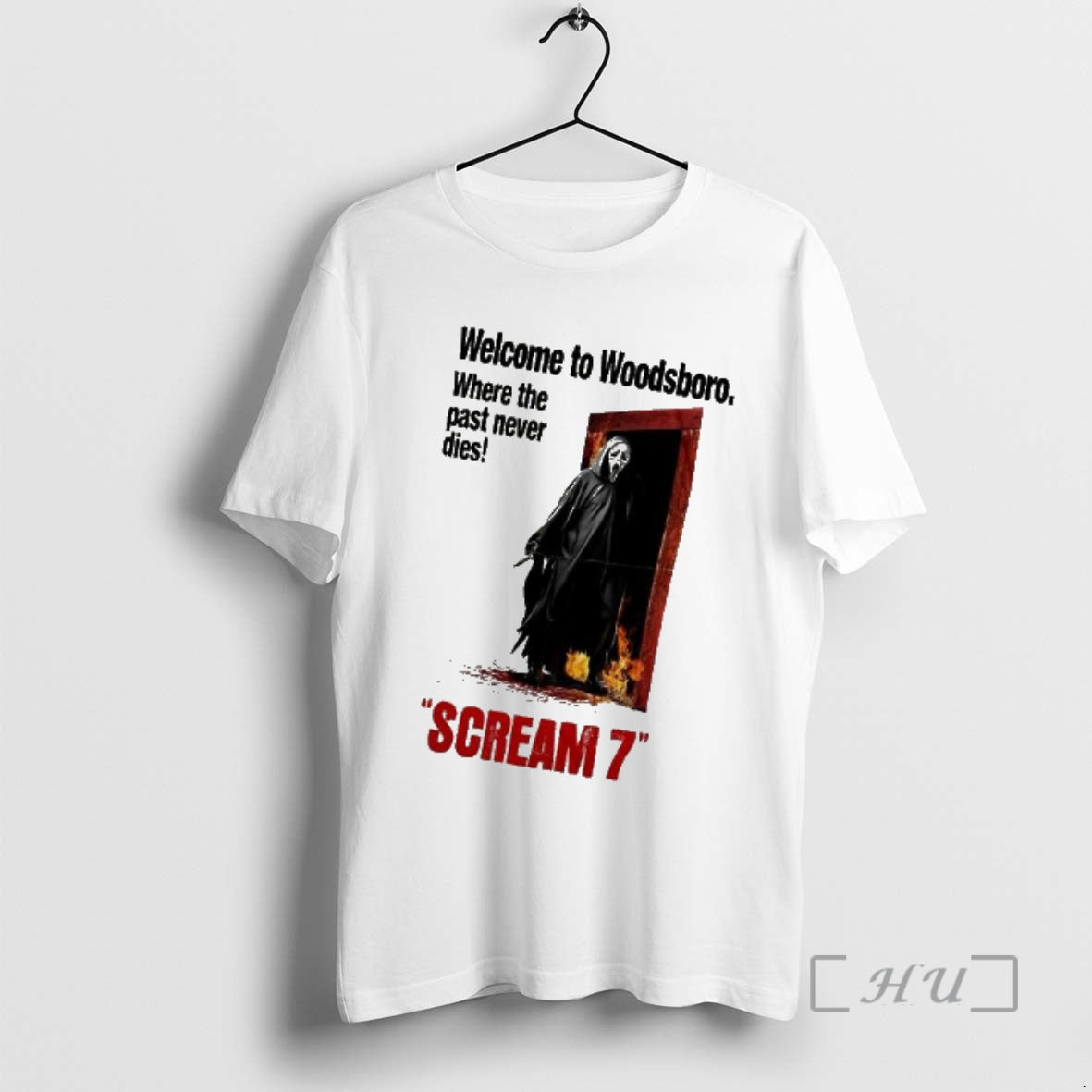 Trending Scream 7 2026 The Ghostface Welcome To Woodsboro Where The Past Never Dies Premium T-Shirts, Hoodie, Sweatshirt
