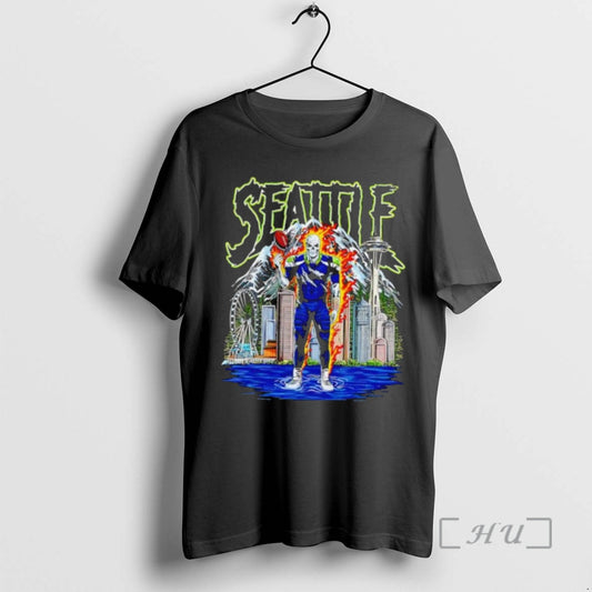 Trending Seattle Football Dt Essential Skeleton T-Shirts, Hoodie, Sweatshirt | AU18TeeNovaLab.com
