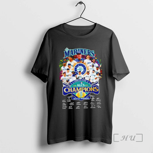 Trending Seattle Mariners 2025 Alcs American League Champions Signatures